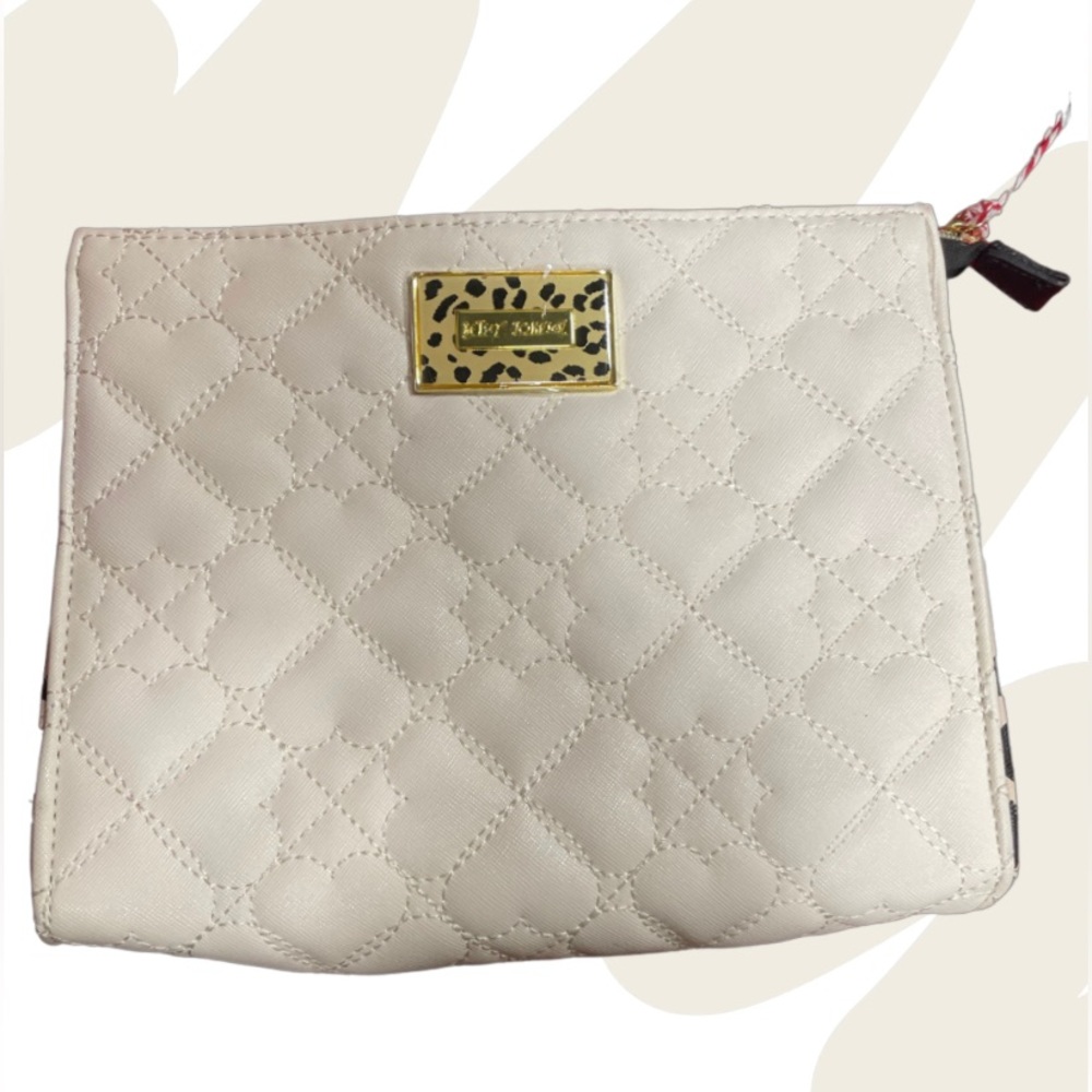Betsey Johnson makeup pouch